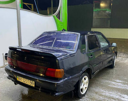 Черный ВАЗ 2115 Самара, объемом двигателя 1.5 л и пробегом 198 тыс. км за 1700 $, фото 3 на Automoto.ua