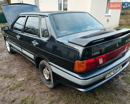 Черный ВАЗ 2115 Самара, объемом двигателя 1.5 л и пробегом 130 тыс. км за 1750 $, фото 6 на Automoto.ua