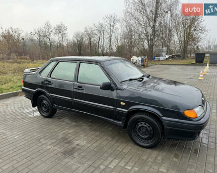 Черный ВАЗ 2115 Самара, объемом двигателя 1.5 л и пробегом 169 тыс. км за 1300 $, фото 3 на Automoto.ua