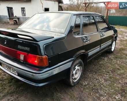 Черный ВАЗ 2115 Самара, объемом двигателя 1.5 л и пробегом 130 тыс. км за 1750 $, фото 3 на Automoto.ua