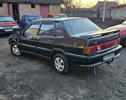 Черный ВАЗ 2115 Самара, объемом двигателя 1.5 л и пробегом 200 тыс. км за 950 $, фото 5 на Automoto.ua