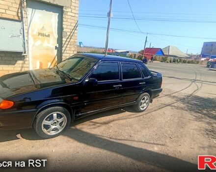 Черный ВАЗ 2115 Самара, объемом двигателя 15 л и пробегом 148 тыс. км за 2300 $, фото 2 на Automoto.ua