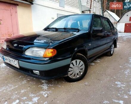 Черный ВАЗ 2115 Самара, объемом двигателя 1.5 л и пробегом 225 тыс. км за 2100 $, фото 2 на Automoto.ua