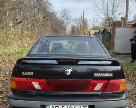 Черный ВАЗ 2115 Самара, объемом двигателя 1.5 л и пробегом 315 тыс. км за 1350 $, фото 4 на Automoto.ua