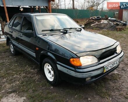 Черный ВАЗ 2115 Самара, объемом двигателя 1.5 л и пробегом 130 тыс. км за 1750 $, фото 4 на Automoto.ua