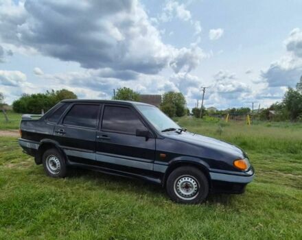 Черный ВАЗ 2115 Самара, объемом двигателя 1.6 л и пробегом 218 тыс. км за 1500 $, фото 7 на Automoto.ua