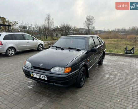 Черный ВАЗ 2115 Самара, объемом двигателя 1.5 л и пробегом 169 тыс. км за 1300 $, фото 4 на Automoto.ua