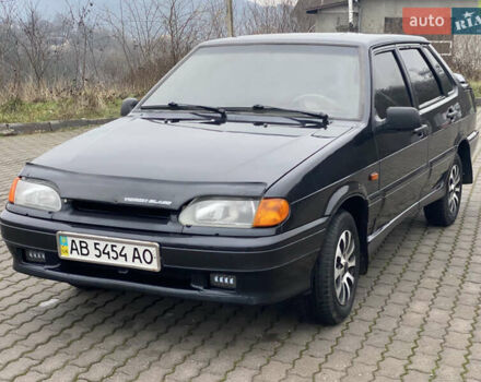 Черный ВАЗ 2115 Самара, объемом двигателя 1.6 л и пробегом 128 тыс. км за 2350 $, фото 2 на Automoto.ua
