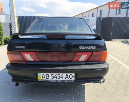 Черный ВАЗ 2115 Самара, объемом двигателя 1.6 л и пробегом 290 тыс. км за 1400 $, фото 1 на Automoto.ua
