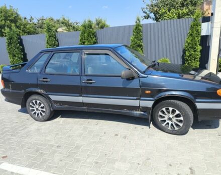 Черный ВАЗ 2115 Самара, объемом двигателя 1.6 л и пробегом 290 тыс. км за 1200 $, фото 2 на Automoto.ua