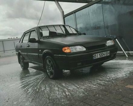 Черный ВАЗ 2115 Самара, объемом двигателя 1.6 л и пробегом 236 тыс. км за 2100 $, фото 1 на Automoto.ua