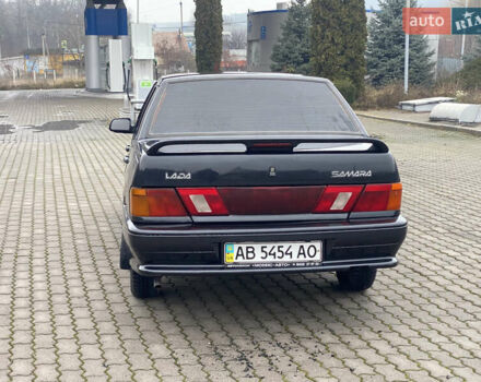 Черный ВАЗ 2115 Самара, объемом двигателя 1.6 л и пробегом 128 тыс. км за 2350 $, фото 5 на Automoto.ua