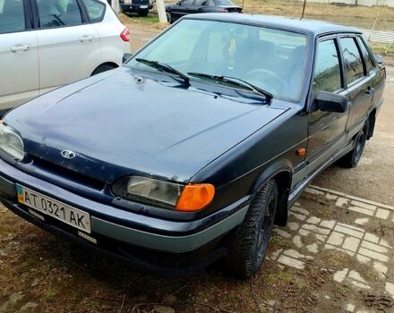 Черный ВАЗ 2115 Самара, объемом двигателя 1.6 л и пробегом 474 тыс. км за 1300 $, фото 9 на Automoto.ua