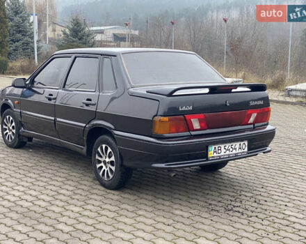 Черный ВАЗ 2115 Самара, объемом двигателя 1.6 л и пробегом 128 тыс. км за 2350 $, фото 4 на Automoto.ua
