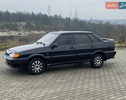 Черный ВАЗ 2115 Самара, объемом двигателя 1.6 л и пробегом 128 тыс. км за 2350 $, фото 3 на Automoto.ua