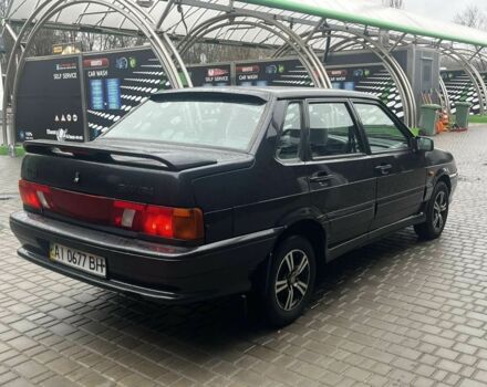 Черный ВАЗ 2115 Самара, объемом двигателя 1.6 л и пробегом 150 тыс. км за 1900 $, фото 4 на Automoto.ua