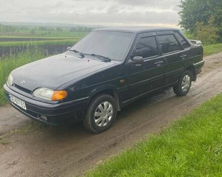 Черный ВАЗ 2115 Самара, объемом двигателя 1.6 л и пробегом 115 тыс. км за 2200 $, фото 5 на Automoto.ua