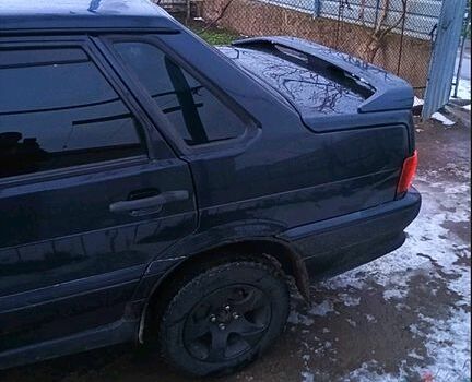 Черный ВАЗ 2115 Самара, объемом двигателя 1.6 л и пробегом 100 тыс. км за 1800 $, фото 3 на Automoto.ua