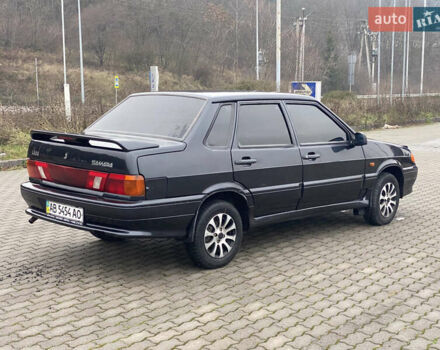Черный ВАЗ 2115 Самара, объемом двигателя 1.6 л и пробегом 128 тыс. км за 2350 $, фото 6 на Automoto.ua