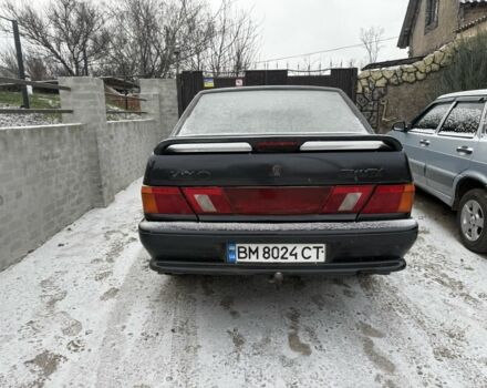 Черный ВАЗ 2115 Самара, объемом двигателя 1.6 л и пробегом 200 тыс. км за 1250 $, фото 3 на Automoto.ua