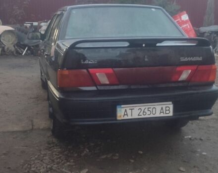 Чорний ВАЗ 2115 Самара, об'ємом двигуна 1.5 л та пробігом 240 тис. км за 1050 $, фото 6 на Automoto.ua