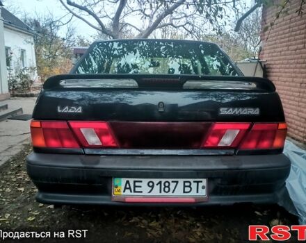 Черный ВАЗ 2115 Самара, объемом двигателя 1.6 л и пробегом 62 тыс. км за 2300 $, фото 2 на Automoto.ua