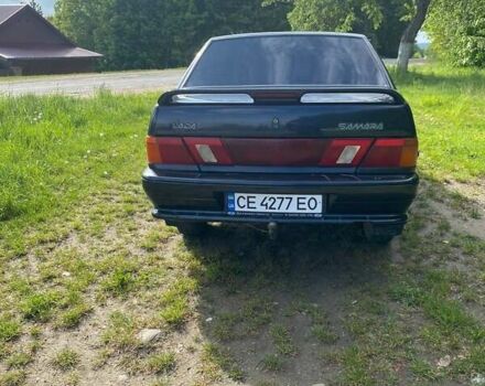 Черный ВАЗ 2115 Самара, объемом двигателя 1.6 л и пробегом 115 тыс. км за 2200 $, фото 3 на Automoto.ua