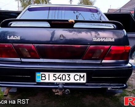 Черный ВАЗ 2115 Самара, объемом двигателя 1.6 л и пробегом 320 тыс. км за 1500 $, фото 3 на Automoto.ua