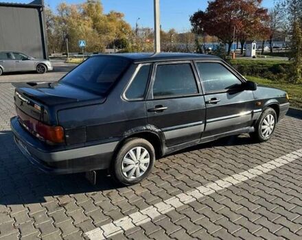 Черный ВАЗ 2115 Самара, объемом двигателя 1.6 л и пробегом 335 тыс. км за 1300 $, фото 8 на Automoto.ua