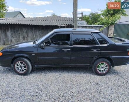 ВАЗ 2115 Самара 2008 у Івано-Франківську на Automoto.ua Чорний ВАЗ 2115 Самара, об'ємом двигуна 1.6 л та пробігом 250 тис. км за 1650 $, фото 3 на Automoto.ua