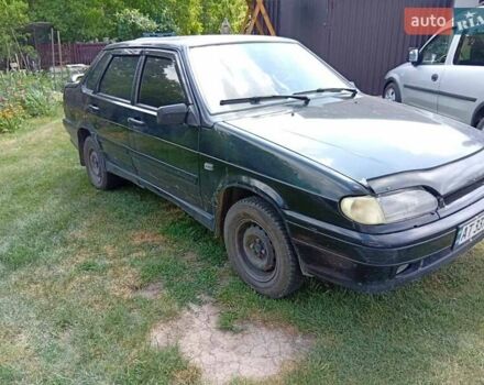 Черный ВАЗ 2115 Самара, объемом двигателя 1.6 л и пробегом 219 тыс. км за 1300 $, фото 5 на Automoto.ua