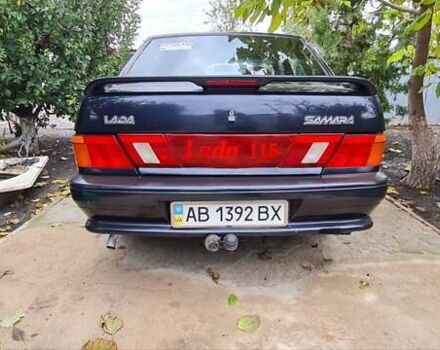 Черный ВАЗ 2115 Самара, объемом двигателя 1.6 л и пробегом 110 тыс. км за 2600 $, фото 3 на Automoto.ua