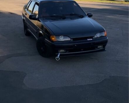 Черный ВАЗ 2115 Самара, объемом двигателя 1.6 л и пробегом 200 тыс. км за 900 $, фото 1 на Automoto.ua