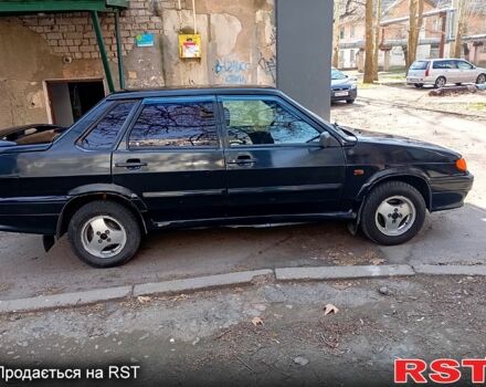 Черный ВАЗ 2115 Самара, объемом двигателя 1.6 л и пробегом 390 тыс. км за 2399 $, фото 4 на Automoto.ua