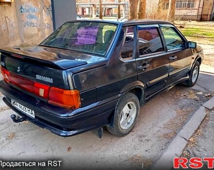 Черный ВАЗ 2115 Самара, объемом двигателя 1.6 л и пробегом 390 тыс. км за 2399 $, фото 3 на Automoto.ua