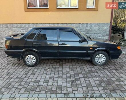 Черный ВАЗ 2115 Самара, объемом двигателя 1.6 л и пробегом 295 тыс. км за 1900 $, фото 2 на Automoto.ua