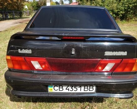 Черный ВАЗ 2115 Самара, объемом двигателя 1 л и пробегом 155 тыс. км за 1900 $, фото 1 на Automoto.ua