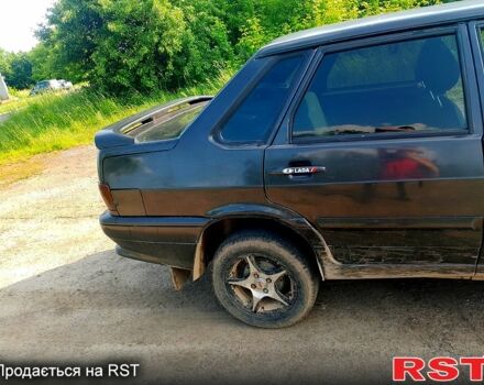 Черный ВАЗ 2115 Самара, объемом двигателя 1.6 л и пробегом 60 тыс. км за 1750 $, фото 4 на Automoto.ua
