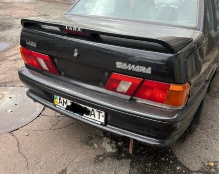 Черный ВАЗ 2115 Самара, объемом двигателя 1.6 л и пробегом 222 тыс. км за 1733 $, фото 3 на Automoto.ua