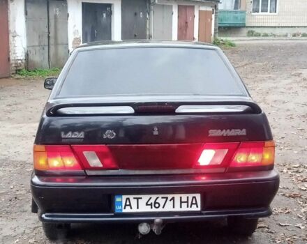 Черный ВАЗ 2115 Самара, объемом двигателя 1.6 л и пробегом 230 тыс. км за 1350 $, фото 7 на Automoto.ua
