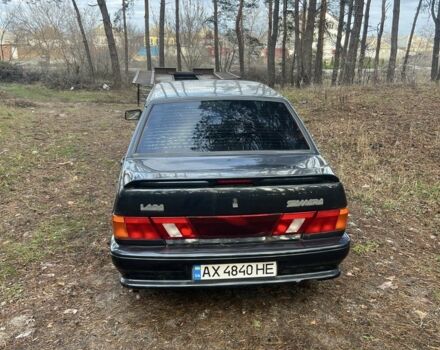 Черный ВАЗ 2115 Самара, объемом двигателя 1.6 л и пробегом 87 тыс. км за 2300 $, фото 3 на Automoto.ua