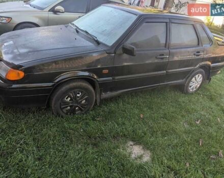 Черный ВАЗ 2115 Самара, объемом двигателя 1.6 л и пробегом 130 тыс. км за 1700 $, фото 2 на Automoto.ua