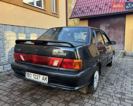 Черный ВАЗ 2115 Самара, объемом двигателя 1.6 л и пробегом 295 тыс. км за 1900 $, фото 7 на Automoto.ua