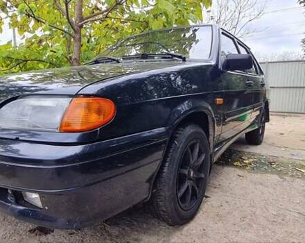 Черный ВАЗ 2115 Самара, объемом двигателя 1.6 л и пробегом 110 тыс. км за 2600 $, фото 5 на Automoto.ua