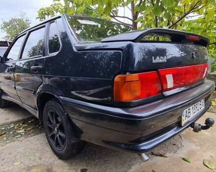 Черный ВАЗ 2115 Самара, объемом двигателя 1.6 л и пробегом 110 тыс. км за 2600 $, фото 2 на Automoto.ua