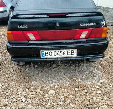 Черный ВАЗ 2115 Самара, объемом двигателя 1.6 л и пробегом 300 тыс. км за 2500 $, фото 1 на Automoto.ua