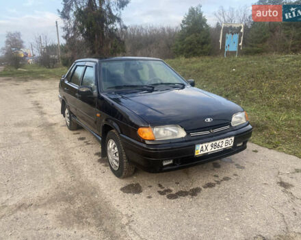 Черный ВАЗ 2115 Самара, объемом двигателя 1.6 л и пробегом 138 тыс. км за 2500 $, фото 1 на Automoto.ua