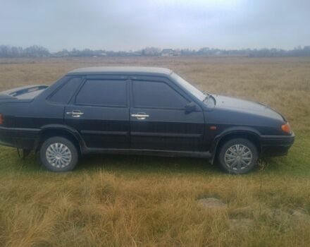 Черный ВАЗ 2115 Самара, объемом двигателя 1.6 л и пробегом 187 тыс. км за 1500 $, фото 4 на Automoto.ua