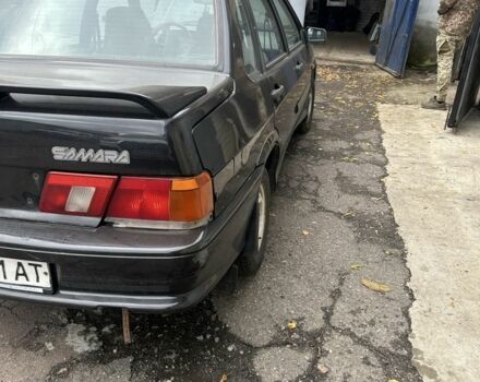 Черный ВАЗ 2115 Самара, объемом двигателя 1.6 л и пробегом 222 тыс. км за 1733 $, фото 2 на Automoto.ua