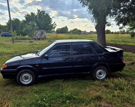 Черный ВАЗ 2115 Самара, объемом двигателя 1.6 л и пробегом 200 тыс. км за 1700 $, фото 1 на Automoto.ua